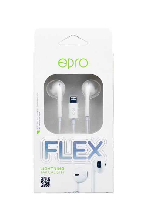 Flex Earpod Lightning (Tak Çalıştır) Kablolu Mikrofonlu Kulaklık