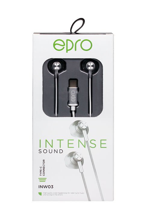 Intense Sound IN03 Type-C Girişli Kulak İçi Kablolu Kulaklık